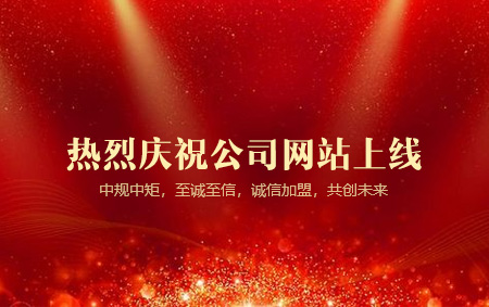 热烈庆祝我司网站改版成功隆重上线
